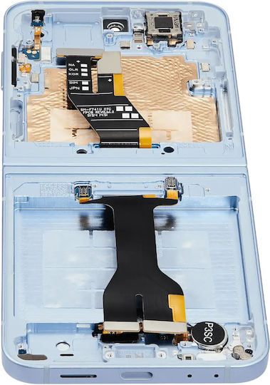 Innen-OLED-Baugruppe Rahmen Samsung Galaxy Z Flip 6 5G US & International Aftermarket Blau