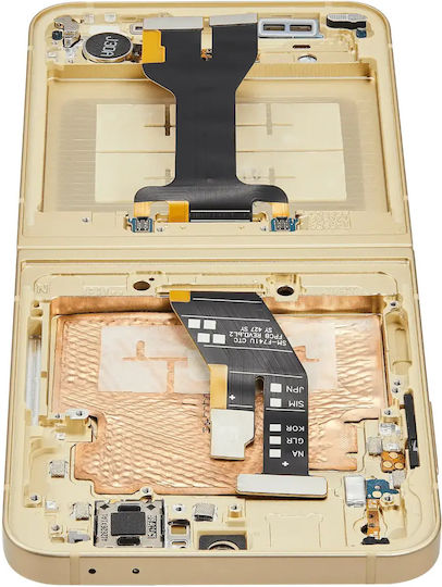 Inner Oled Assembly Frame Samsung Galaxy Z Flip 6 5g Us & International Service Pack Yellow