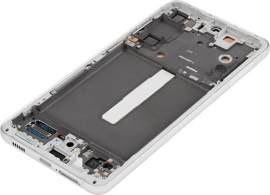 OLED Ersatzbildschirmrahmen Samsung Galaxy S21 FE 5G US & Internationale Version Aftermarket Plus 120Hz Weiß