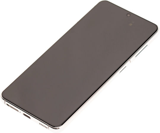 Oled Montage Rahmen Samsung Galaxy S21 5G Service Pack Phantom Weiß