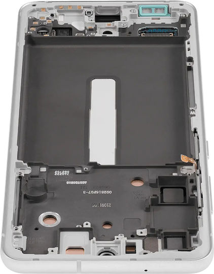 OLED Ersatzbildschirmrahmen Samsung Galaxy S21 FE 5G US & Internationale Version Aftermarket Plus 120Hz Weiß