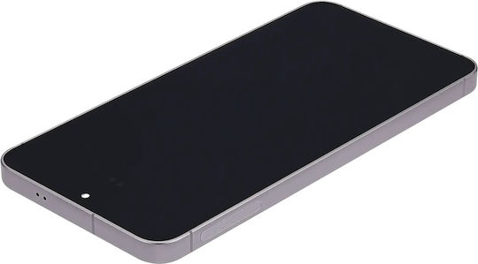 OLED Montage Rahmen Samsung Galaxy S25 5G Silber Shadow