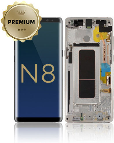 Oled Assembly Rahmen Samsung Galaxy Note 8 Service Pack Orchideengrau