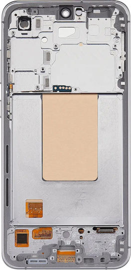 OLED комплект с рамка Samsung Galaxy S24 Fe 5g US и международна версия 6.62" aftermarket plus сив
