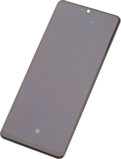 OLED Ersatzbildschirm mit Rahmen Samsung Galaxy A42 5G A426 2020 Service Pack Prism Dot Schwarz