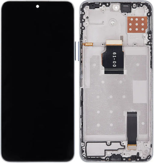 Lcd Assembly Frame Honor X8a X50i 90 Lite Aftermarket Plus Titanium Silver