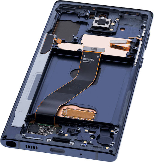 Oled Assembly Frame Samsung Galaxy Note 10 Aftermarket Plus Aura Glow Silver