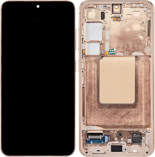 Oled Assembly Frame Samsung Galaxy S24 5g Us & International Version Service Pack Sandstone Orange