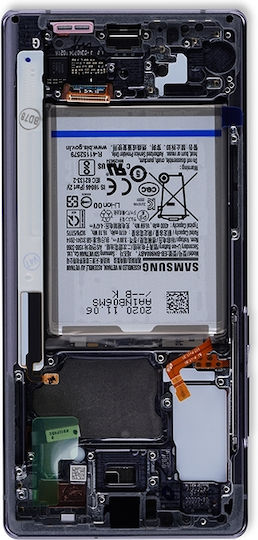 Oled Assembly Rahmen Samsung Galaxy Note 20 5g Service Pack Mystic Grau