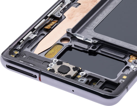 Oled Assembly cu ramă Samsung Galaxy S10 Service Pack Prism Ceramic Negru