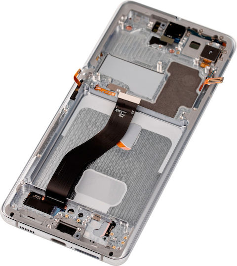 Oled Assembly Frame Samsung Galaxy S21 Ultra 5g Service Pack Phantom Silver