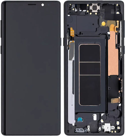 Oled Assembly Frame Samsung Galaxy Note 9 Service Pack Midnight Black