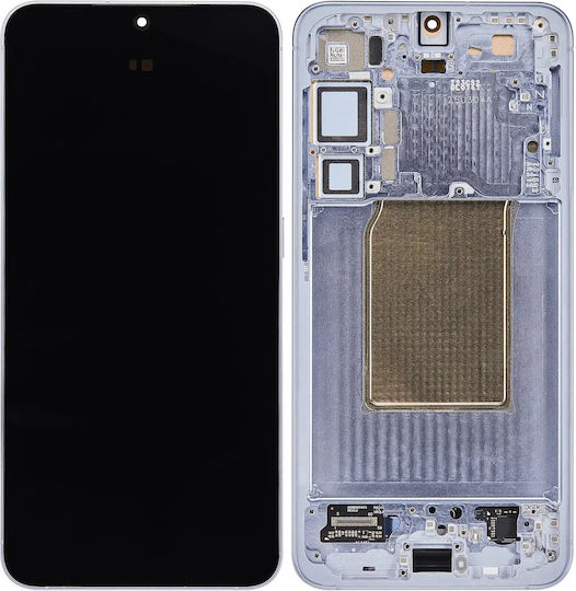 Oled Assembly Frame Samsung Galaxy S25 Plus 5g Us & International Version Aftermarket Plus Icy Blue