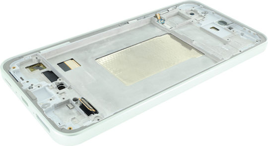OLED Ersatzbildschirm mit Rahmen Samsung Galaxy A36 5G A366 2025 Aftermarket Plus Limette