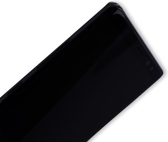 Oled Assembly cu ramă Samsung Galaxy Note 8 Service Pack Negru Midnight