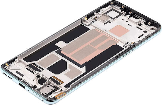 Oled Assembly Frame Oneplus Nord 2 5g Aftermarket Plus Blue Haze