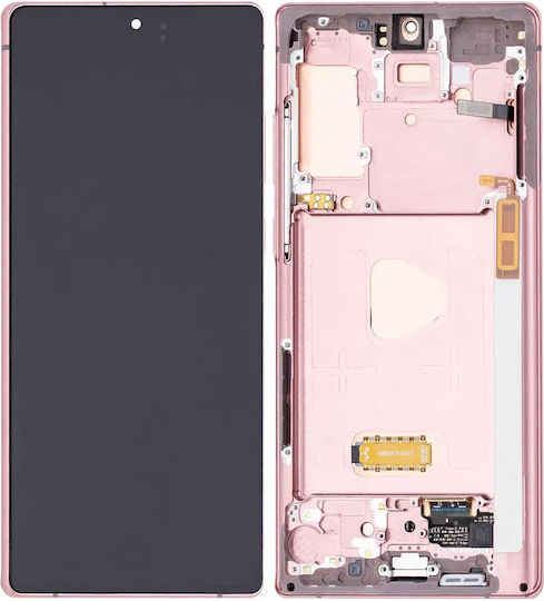 Oled Assembly Frame Samsung Galaxy Note 20 5g Service Pack Mystic Bronze