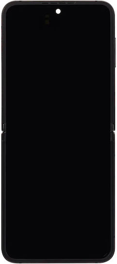 Innen-OLED-Baugruppe mit Rahmen für Samsung Galaxy Z Flip 6 5G US & International Aftermarket Plus Schwarz