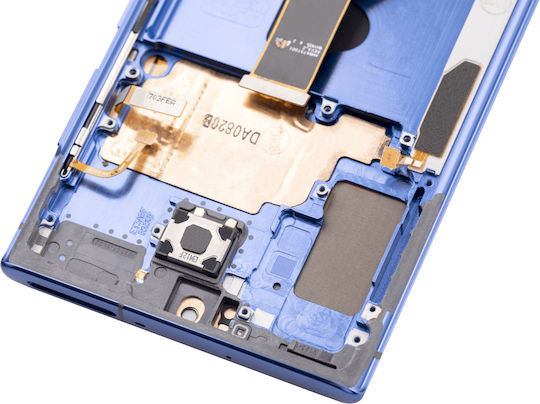 OLED Асембли Рамка Samsung Galaxy Note 10 Plus 5G Aftermarket Plus Син