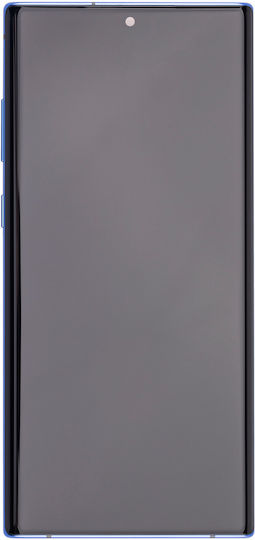 OLED Асембли Рамка Samsung Galaxy Note 10 Plus 5G Aftermarket Plus Син