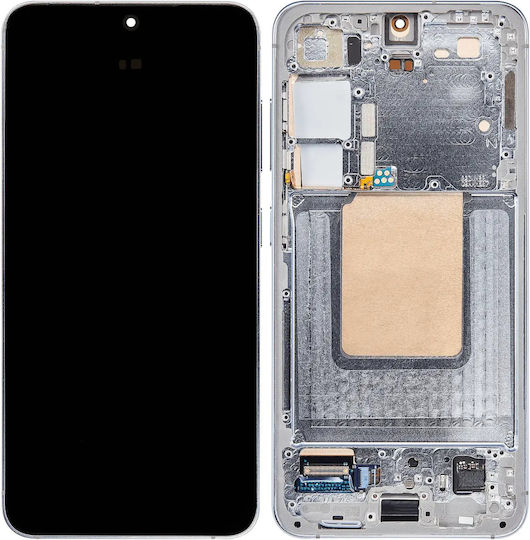 OLED Ersatzbildschirmrahmen Samsung Galaxy S24 5G US & Internationale Version Nachrüstung Plus Saphirblau