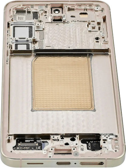 OLED Асембли Рамка Samsung Galaxy S25 Plus 5G US & International Version Service Pack Розово Злато
