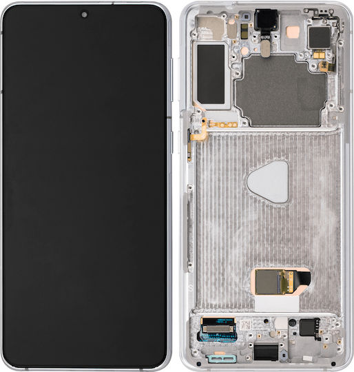 Oled Assembly Frame Samsung Galaxy S21 Plus 5g Aftermarket Plus Phantom Silver
