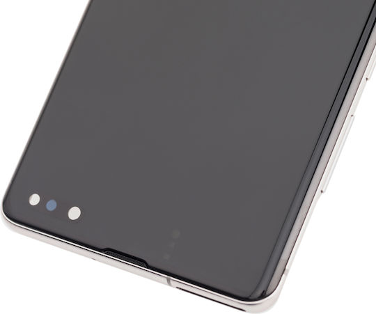 OLED Montage Rahmen Samsung Galaxy S10 5G Service Pack Kronen Silbern