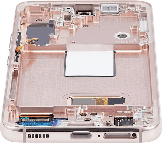 Oled Assembly Frame Samsung Galaxy S22 5g Service Pack Pink Gold