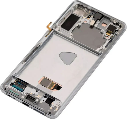 Oled Assembly Frame Samsung Galaxy S21 Plus 5g Service Pack Phantom Silver