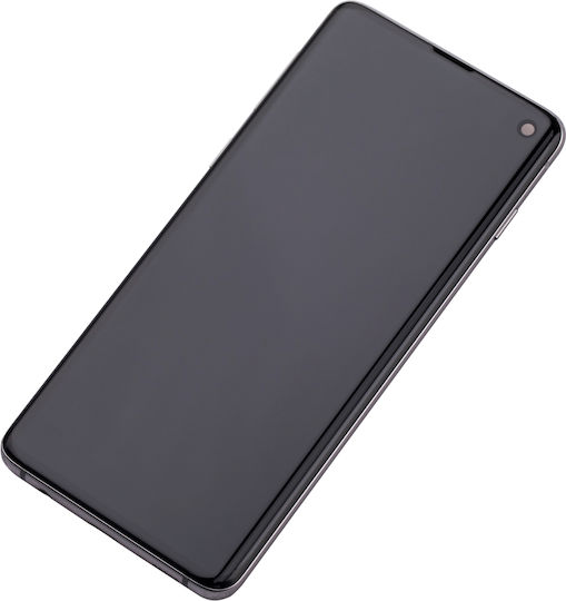 Oled Assembly Frame Samsung Galaxy S10 Service Pack Prism White
