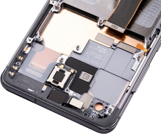 OLED модул с рамка Samsung Galaxy S20 Ultra 5G Service Pack Космически сив