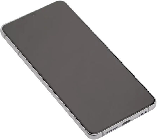 Oled Assembly Frame Samsung Galaxy S21 Plus 5g Service Pack Phantom Silver