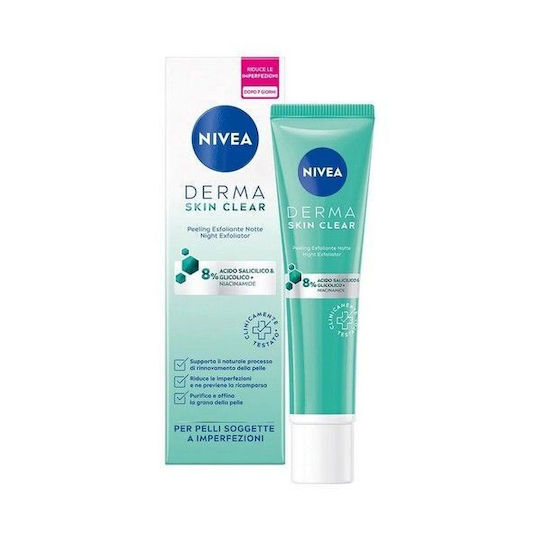 Nivea Derma Skin Care Κρέμα για Scrub Προσώπου 40ml