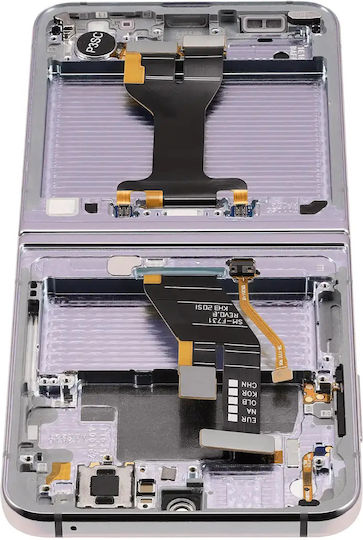 Inner Oled Assembly Frame Samsung Galaxy Z Flip 5 5g Us & International Aftermarket Plus Lavender