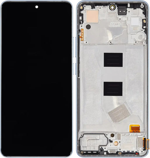 OLED Ersatzbildschirm für Xiaomi Redmi Note 13 4G mit Rahmen Plus Eisblau