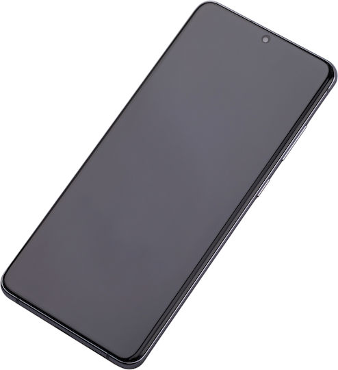 OLED модул с рамка Samsung Galaxy S20 Ultra 5G Service Pack Космически сив