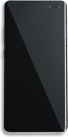 OLED Montage Rahmen Samsung Galaxy S10 5G Service Pack Kronen Silbern
