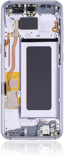 Oled Assembly cu ramă Samsung Galaxy S8 Service Pack Gri Orhidee