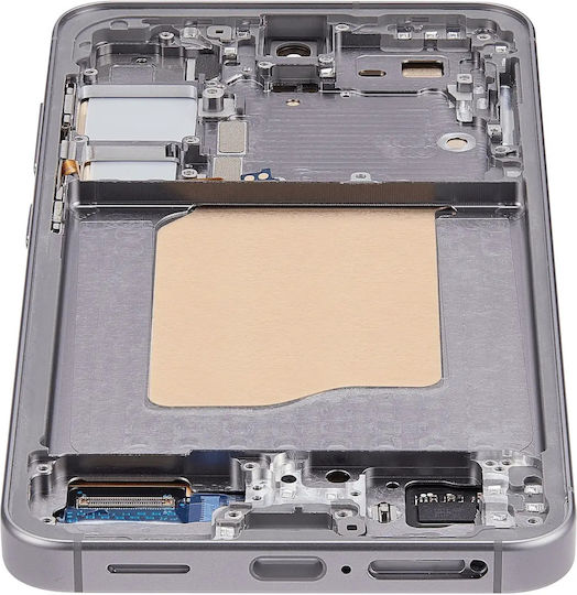 Oled Асембли Рамка Samsung Galaxy S25 5g US & International Aftermarket Plus Сребрист Shadow