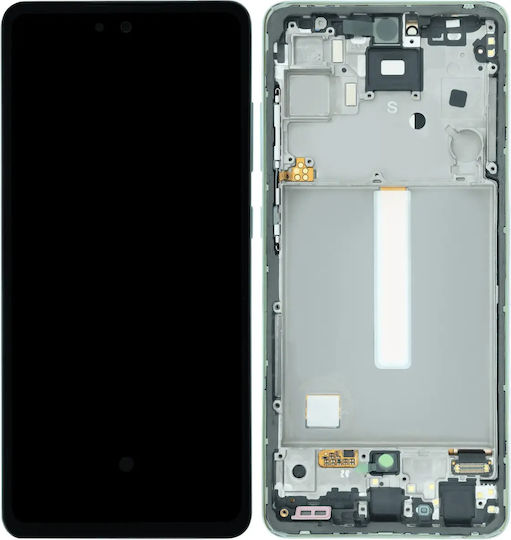 Oled Assembly Frame Samsung Galaxy A52s 5g A528 2021 Service Pack Awesome Mint