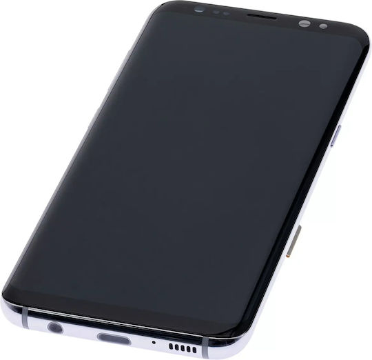 Oled Assembly cu ramă Samsung Galaxy S8 Service Pack Gri Orhidee