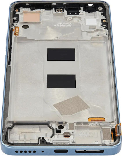 OLED Ersatzbildschirm für Xiaomi Redmi Note 13 4G mit Rahmen Plus Eisblau