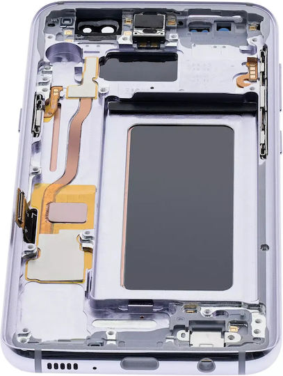 Oled Assembly cu ramă Samsung Galaxy S8 Service Pack Gri Orhidee