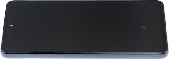 OLED Ersatzbildschirmrahmen Samsung Galaxy A53 5G A536 2022 Service Pack Schwarz