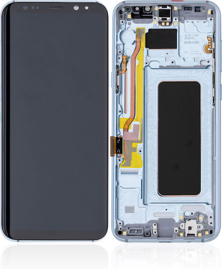 Oled Assembly Frame Samsung Galaxy S8 Plus Aftermarket Plus Coral Blue