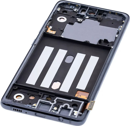 Oled Assembly Frame Samsung Galaxy A51 5g A516 2020 Non-verizon 5g Uw Frame Service Pack Prism Cube Black