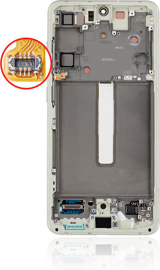 Oled Assembly Frame Samsung Galaxy S21 Fe 5g Us & International Version Service Pack Olive Green