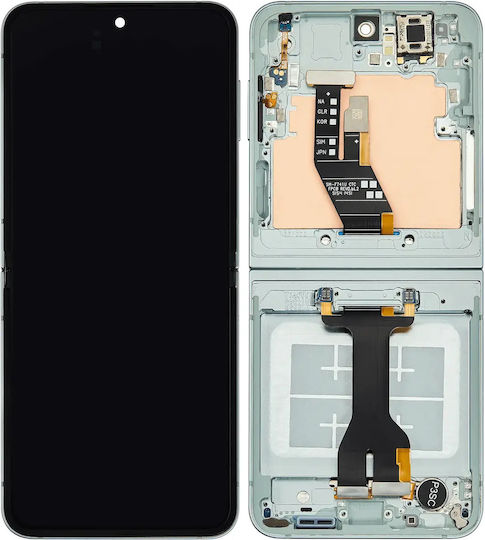 Ansamblu OLED intern cu ramă Samsung Galaxy Z Flip 6 5G US & International Service Pack mentă
