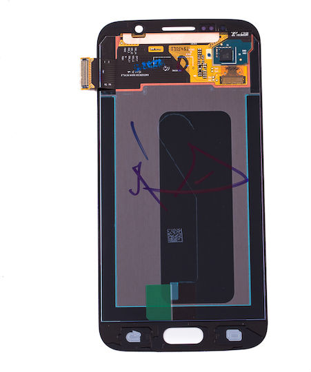Oled Assembly Without Frame Samsung Galaxy S6 Service Pack Black Sapphire